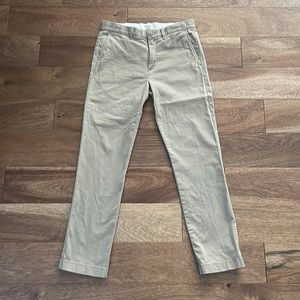 2 Pairs (bundle) J.Crew Crew Cuts Boys Khakis Size 12 Slim